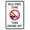 Idle Free Zone Turn Off Engine, variant on Aluminum Protected High Speed Wireless Device Sign 8 x 12 Inches Aluminum Warning Metal Signs, Indoor or Outdoor Use for Home Business, UV Protected & Waterproof