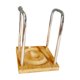 thumbnail image 5 of Portavasos de papel, soporte para tazas de café, soporte de almacenamiento con base de madera, ahorra espacio en la mesa. Plata 1 ranura, 5 of 9