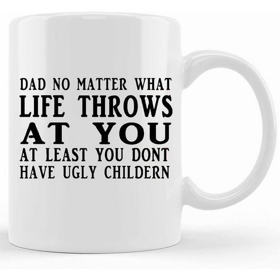 Funny Mug For Dad, Gift For Dad, Funny Dad Mug, Dad Mug, Mug For Dad, Fathers Day Mug, Funny Dad Gift, Father's Day Mug, Ceramic Novelty Coffee Mug, Tea Cup, Gift Present For Birthday, C
