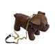 thumbnail image 2 of Bolso bandolera con forma de perro francés, novedoso, moderno, creativo, divertido y único. Café, 2 of 9
