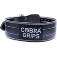 thumbnail image 4 of Weight Power Lifting Belt 4” Wide Cobra Grips Premium Genuine Leather Belt For Men & Women Adjustable Weightlifting Back Support, 4 of 5