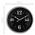 thumbnail image 4 of NEXTIME WALL CLOCK CLASSIC - SILVER/BLACK, 4 of 8