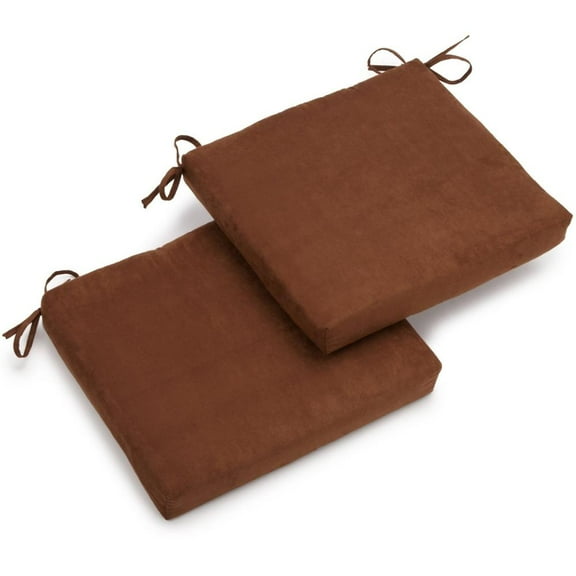 Blazing Needles 20-inch by 19-inch Spun Polyester Chair Cushion (Set of Two)