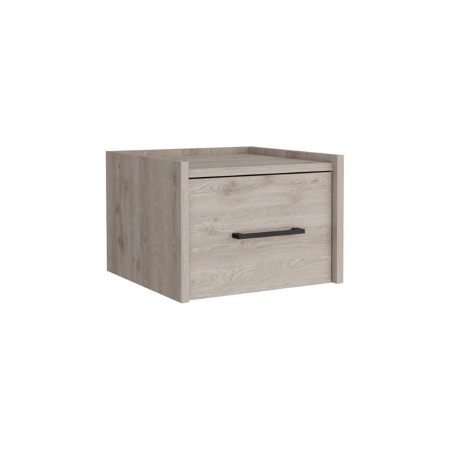 Floating Nightstand, Space-Saving Design with Handy Drawer and Surface