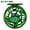 5 7 WT, variant on 3+1 BB Fly Fishing Wheel Green Color Fly Fishing Reel CNC Machine Cut Large Arbor Die Casting Aluminum Fly Reel