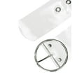 thumbnail image 2 of INSPIRE CHIC Women's Grommet Clear Transparent Pin Buckle Wide Waist Belts 75-95cm/29.53-37.40" Silver Round Buckle, 2 of 4