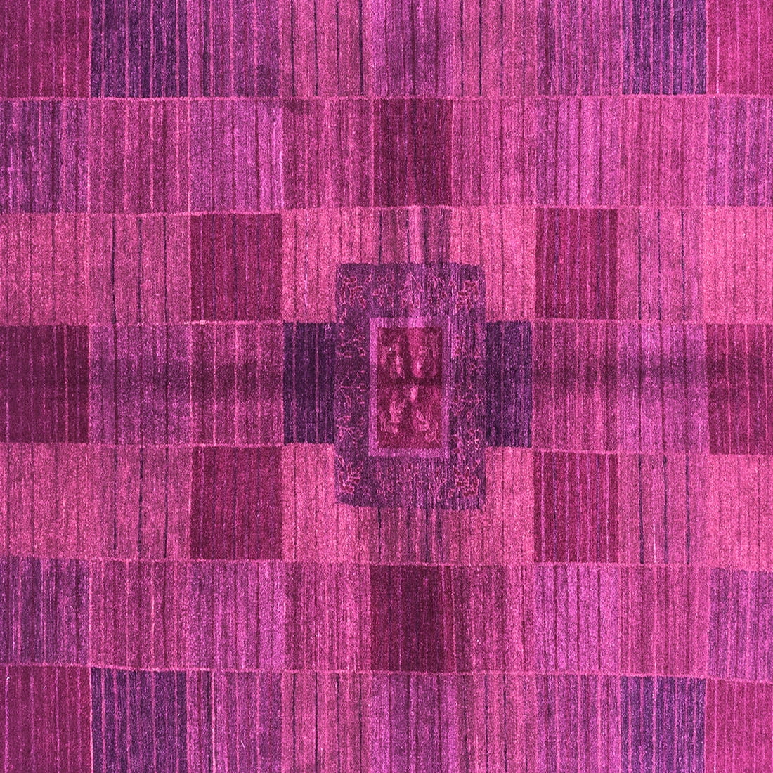 Ahgly Company Indoor Square Checkered Pink Modern Area Rugs, 6' Square ...