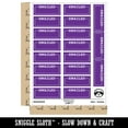 thumbnail image 2 of Emailed Blank Box for Date Signature Sticker Set - Purple - Matte Finish - 2.00" Large, 2 of 7