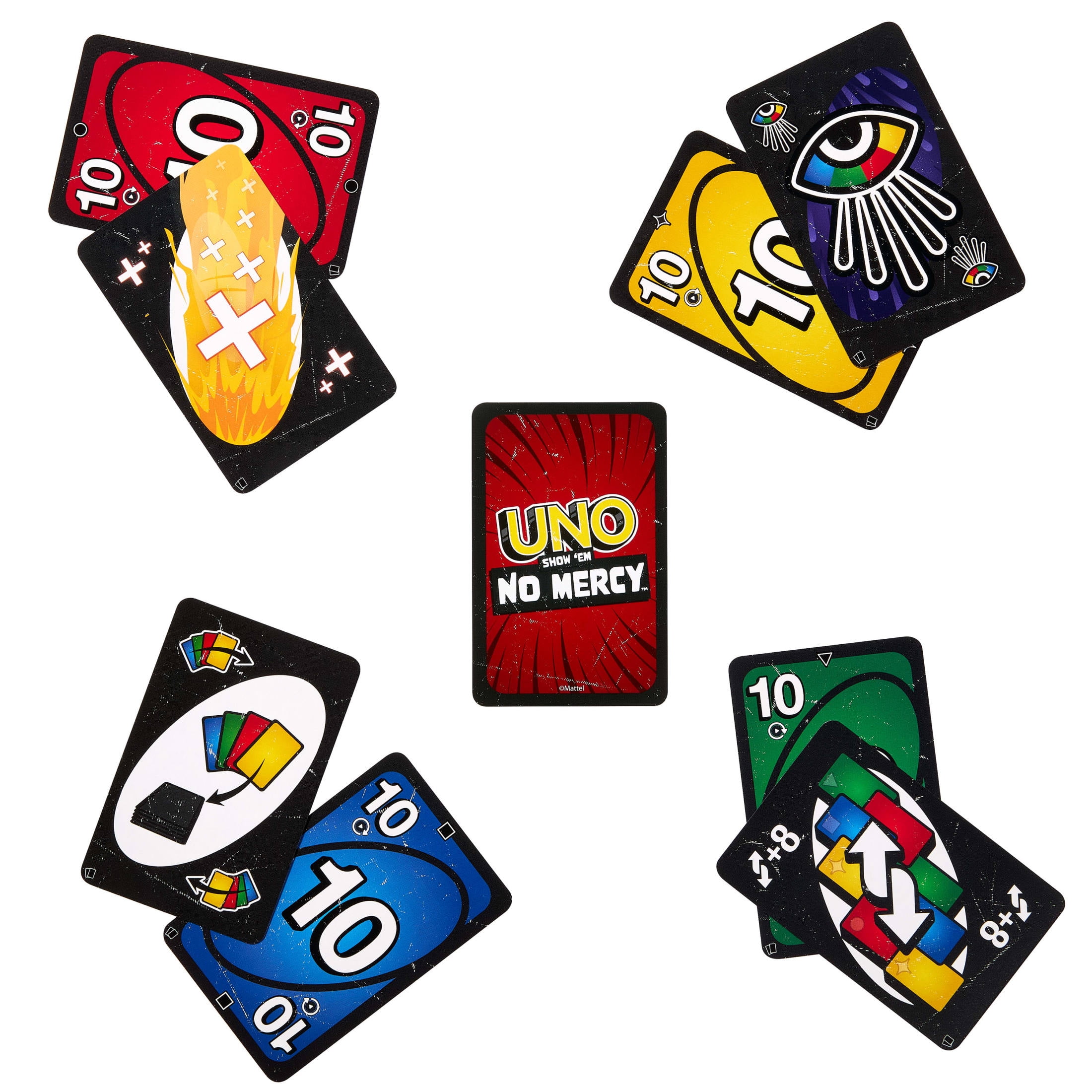 UNO FLIP, UNO SHOW ‘EM NO MERCY, UNO SHOW ‘EM NO MERCY Expansion Pack
