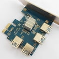 thumbnail image 3 of Adaptador -E USB 3.0 vertical Macarena 1 a 4 ranuras para Minería, 3 of 7