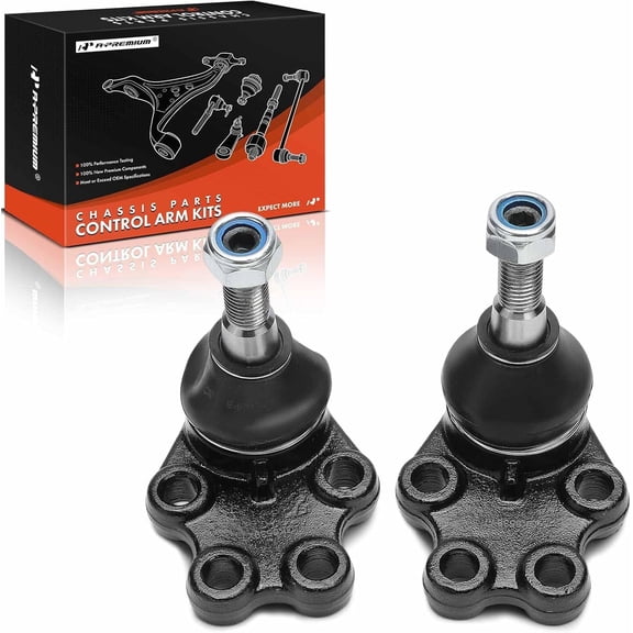 A-Premium 2 x Front Lower Ball Joint, Compatible with Chevrolet Silverado 1500 1999-2006, Silverado 1500 Classic 2007 & Sierra 1500 1999-2006, Sierra 1500 Classic 2007, RWD