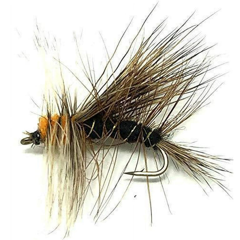  Feeder Creek Adams Dry Fly Pattern, Famous Attractor Pattern,  Fly Fishing Hand Tied Flies for Trout and Other Freshwater Fish, 4 Size  Assortment 12, 14, 16, 18 (3 of Each Size) : Sports & Outdoors