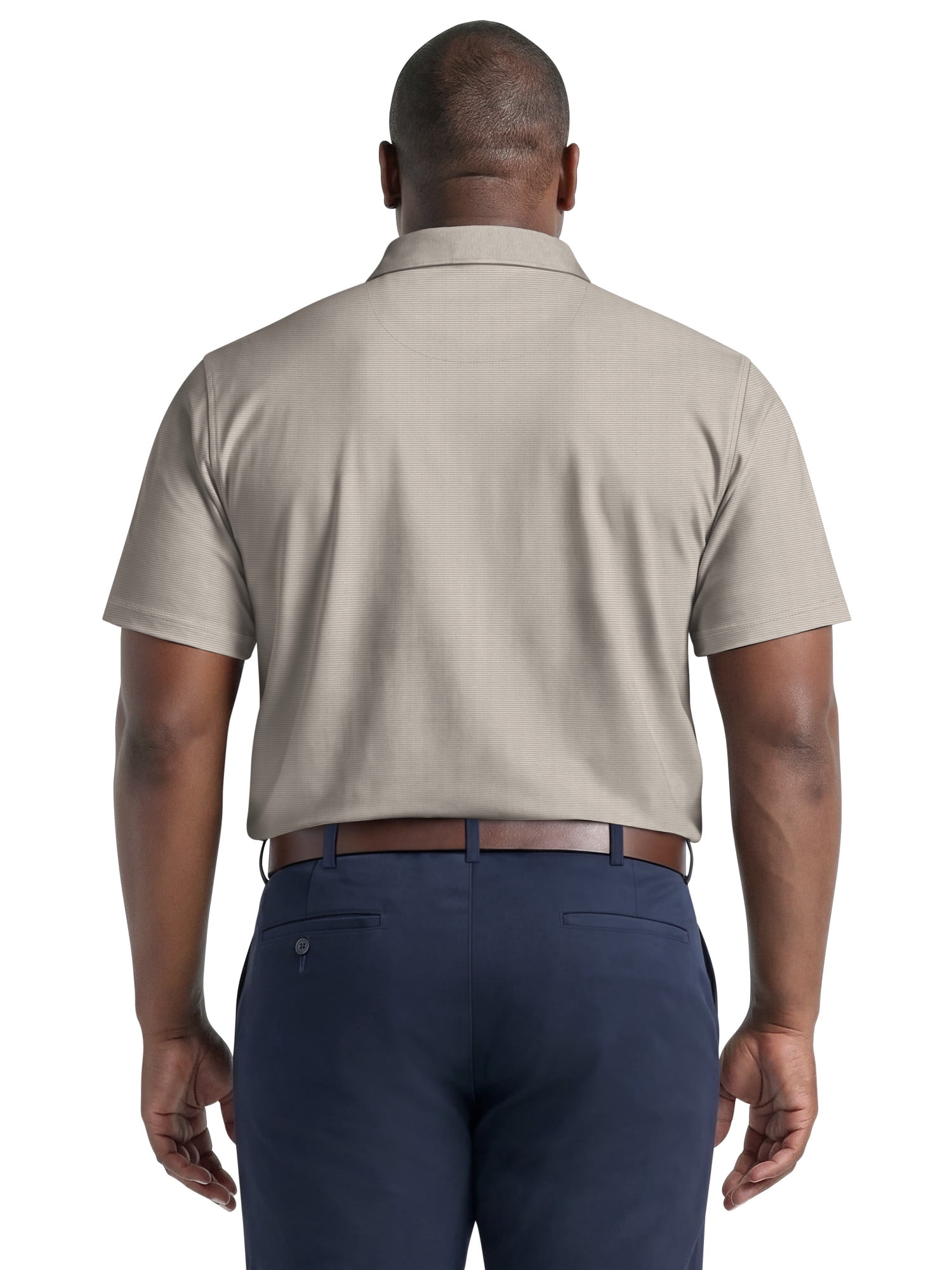 Ben Hogan Men's & Big Men's Performance Solid Polo Shirt with Short Sleeves, Sizes S-5XL