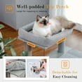 thumbnail image 4 of Cat Tree es Cat Tower with Dual Condos for Indoor Cats Plush Cat House with Padded Perch Scratching Ramp and Posts and Replaceable Balls, 4 of 7