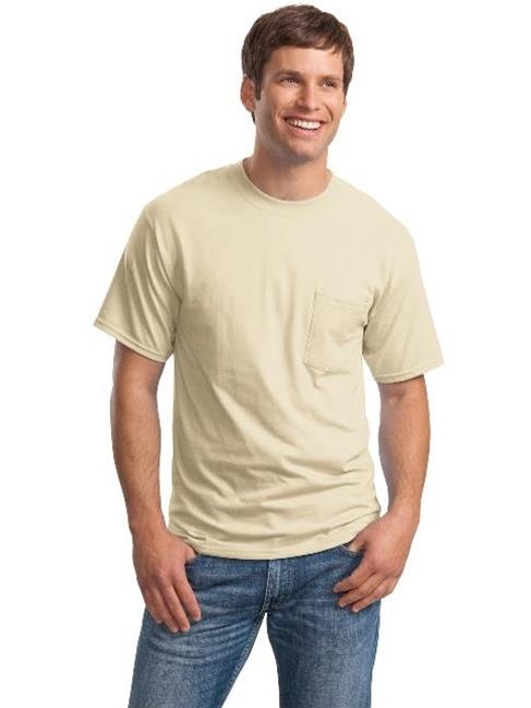 Hanes 5190 Mens Beefy-T - 100 Percent 