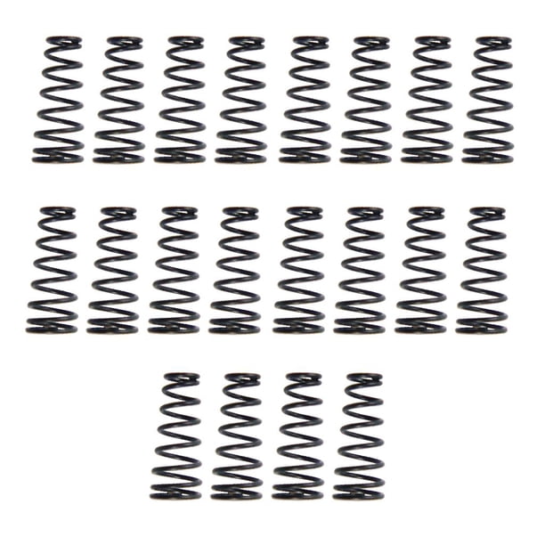 20 piezas/paquete de resortes de ajuste de montaje de guitarra eléctrica/bajo 3 Negro Yuyangstore
