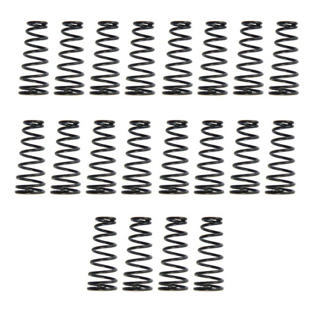 20 Pieces Iron Electric Guitar/Bass Pickup Mounting Adjusting Springs Black 15mm