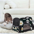 thumbnail image 7 of Daisy Fabric Dog Carrier Bag with Nylon Webbing Strap - Durable 900D Oxford Cloth Pet Tote for Travel and Outings, 17x10x11.8 Inches., 7 of 7