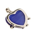 thumbnail image 2 of Flor Colgante de Cristal Natural para Collar Colgante Azul oscuro, 2 of 6