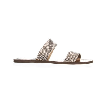 Steve Madden Rage Double Strap Slide Sandals, Rhinestone | Walmart Canada