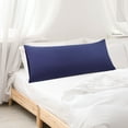 thumbnail image 6 of REGALWOVEN Brushed Body Pillowcases Soft Breathable Washed Microfiber Long Pillow Covers with Envelope Closure Navy Blue Jumbo, 6 of 8