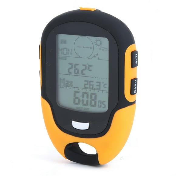 Silicone Multifunctional Hygrometer, Multifunctional Altimeter, Car Altimeter, For Hiking Climbing Travel Camping