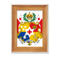 thumbnail image 1 of Tonga Oceania National Emblem Desktop Wooden Photo Frame Display Picture Art Painting Multiple Sets, 1 of 3