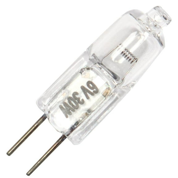 Hikari 00524 - JC-6V/30W/G4 Bi Pin Base Single Ended Halogen Light Bulb