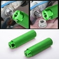 thumbnail image 4 of 4 Pcs Bike Pegs,Aluminum Alloy Anti-Skid Lead Foot Bicycle Pedals BMX Pegs for 3/8 Inch Axles Bicycle Accessories,Green, 4 of 4