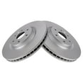 thumbnail image 2 of TRQ Front Brake Rotors Set Vented Premium G-Coated Fits Select 2010-2016 Cadillac SRX 2011 Saab 9-4X, 2 of 6