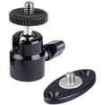 thumbnail image 3 of CAMVATE 1/4"-20 Mini Ball Head with Ceiling Mount for CCTV & Video Wall Monitors Mount, 3 of 5