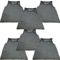 thumbnail image 2 of Youth Gray Scrimmage Training Vests Pinnies, Quantity 6, 2 of 2