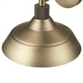 thumbnail image 5 of Globe Electric Sutton Matte Brass Outdoor Wall Sconce with Textured Socket, No Battery Required, 5 of 8