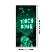 Football Themed Glowing Touch Down Banner Background Decor Party Supplies for Football Viewing Parties Tailgate Parties and Sports Themed Celebrations