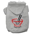 thumbnail image 1 of Miso Cute Screen Print Pet Hoodies Grey Size Sm (10), 1 of 1