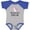 Baseball Heather and Royal, variant on Inktastic Godmother Loves Me Unicorn Girls Girls Baby Bodysuit