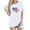 White, variant on American Flag Shirt for Women 4th of July Oversized Tshirt USA Print Patriotic Shirt Stars Stripes Shirts