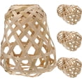 thumbnail image 1 of 4Pcs Woven Bamboo Light Cover for Pendant Lights 9.0X7.0X7.0cm, 1 of 9