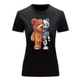 thumbnail image 3 of Playera Blusa De Oso Robot Ropa De Mujer Color Negro Talla Chica Marca Emil SaEs, 3 of 4