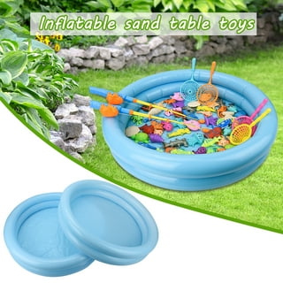 Ludlz Sand Tray, Inflatable Portable Sandbox Moldable Play Sand Tray for  Kids Toddlers Children Playing Sand