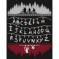thumbnail image 2 of Netflix Girl's Stranger Things Christmas Light Message Graphic T-Shirt, 2 of 4