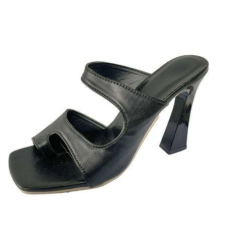 

Rdeuod Sandals Summer Women S With Thin Medium Heels Clip Toe High Womens