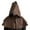 Coffee, variant on Hvyesh Halloween Cloak Medieval Hood Cape Men Women Renaissance Halloween Cosplay Costume