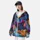 thumbnail image 3 of Balery Fantasy Cosmic Landscape Sudadera ligera de manga larga con capucha y protección solar UPF 50+ para hombre y mujer, ideal para pesca y running-X-Large, 3 of 7