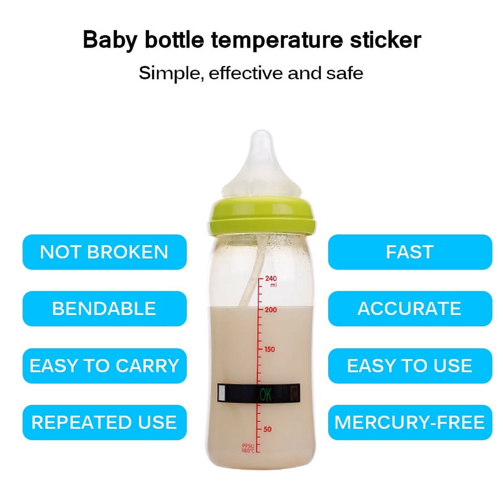 Futaba Baby Milk Bottle Thermometer Test Strips-10Pcs 