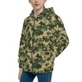 thumbnail image 2 of Sikiie Camouflag Zip Up Hoodie Teenage, hoodies for Teenage, Zipper Sweatshirt Jacket for Daily, Traveling-, 2 of 6