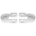 thumbnail image 2 of 2pcs, Height Extension Silver Motorcycle Absorber Riser Shock Riser  For Car, 2 of 8