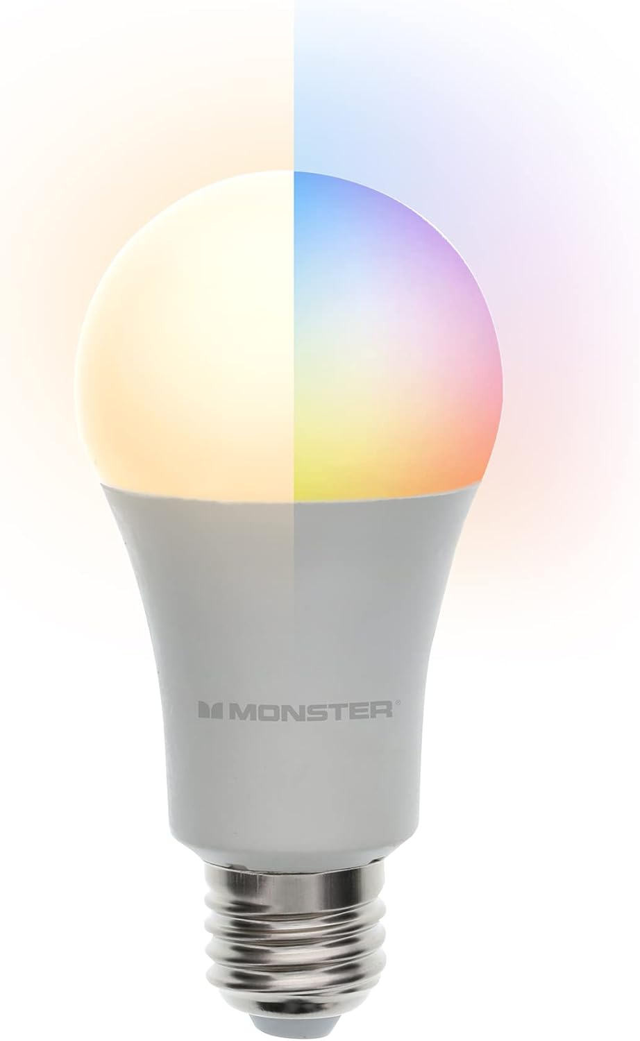 Monster Smart LED Bulbs – 60W Multicolor A19 E26, 2 Pack photo 2