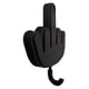 thumbnail image 2 of Colgador de llaves de dedo medio - Llavero adhesivo para decoración de pared negro Ndcxsfigh Libre de BPA, 2 of 3