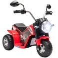 thumbnail image 2 of Aosom Electric Motorcycle for Kids, 6V Battery Powered Ride-On Dirt Bike 3-Wheels Motorbike with Horn Headlights Realistic Sounds Speed for 18 - 36 Months Red, 2 of 9